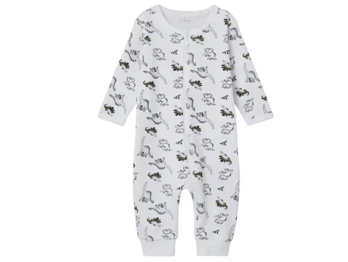 Name It bright white dinoprint natdragt